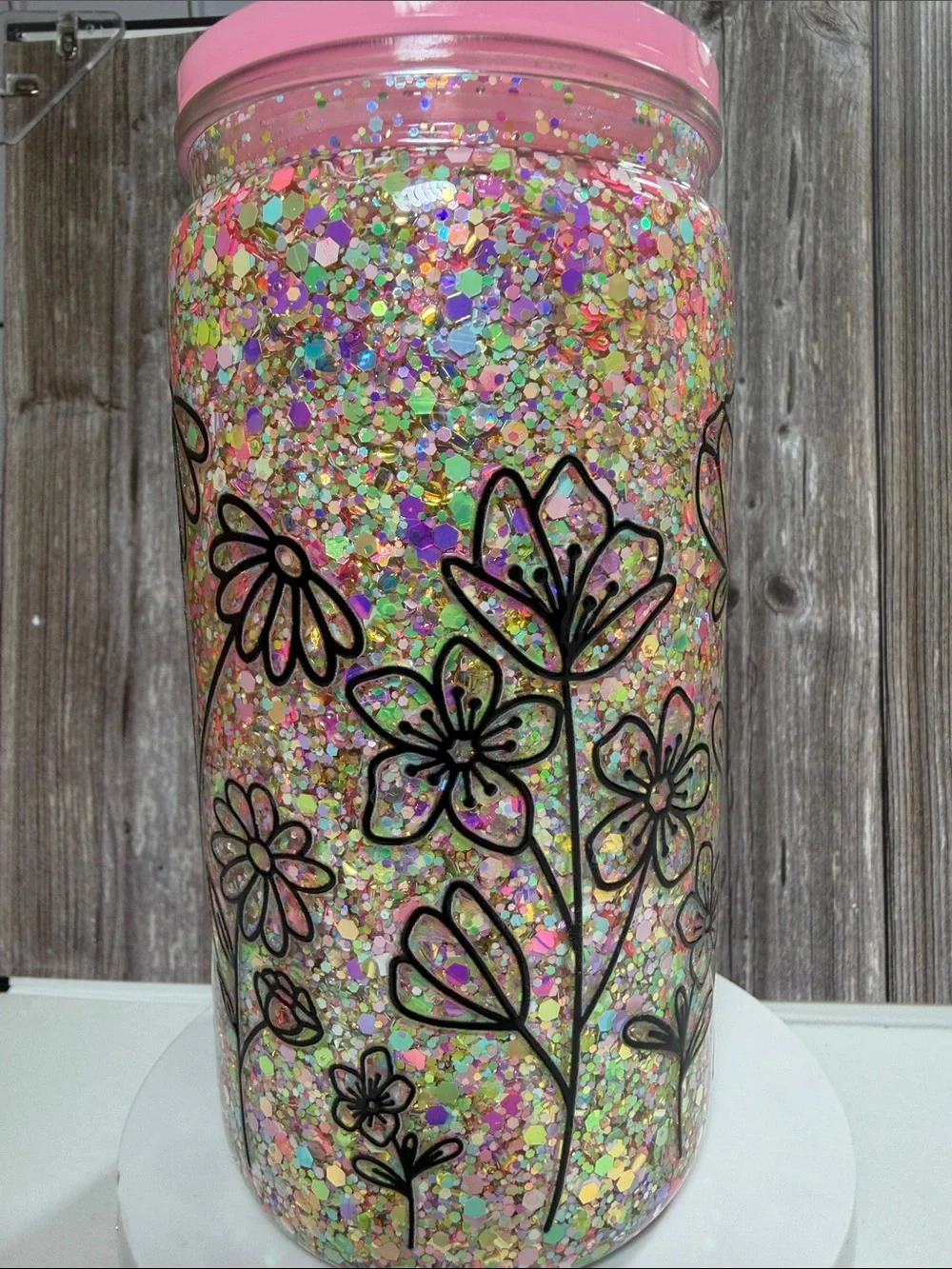 snowglobe cup (acrylic)